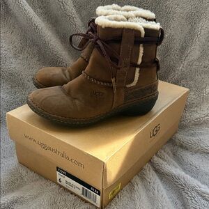 UGG Shearling Ankle Boots